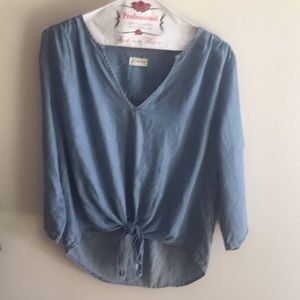 FIRTH Nordstrom jean color top.